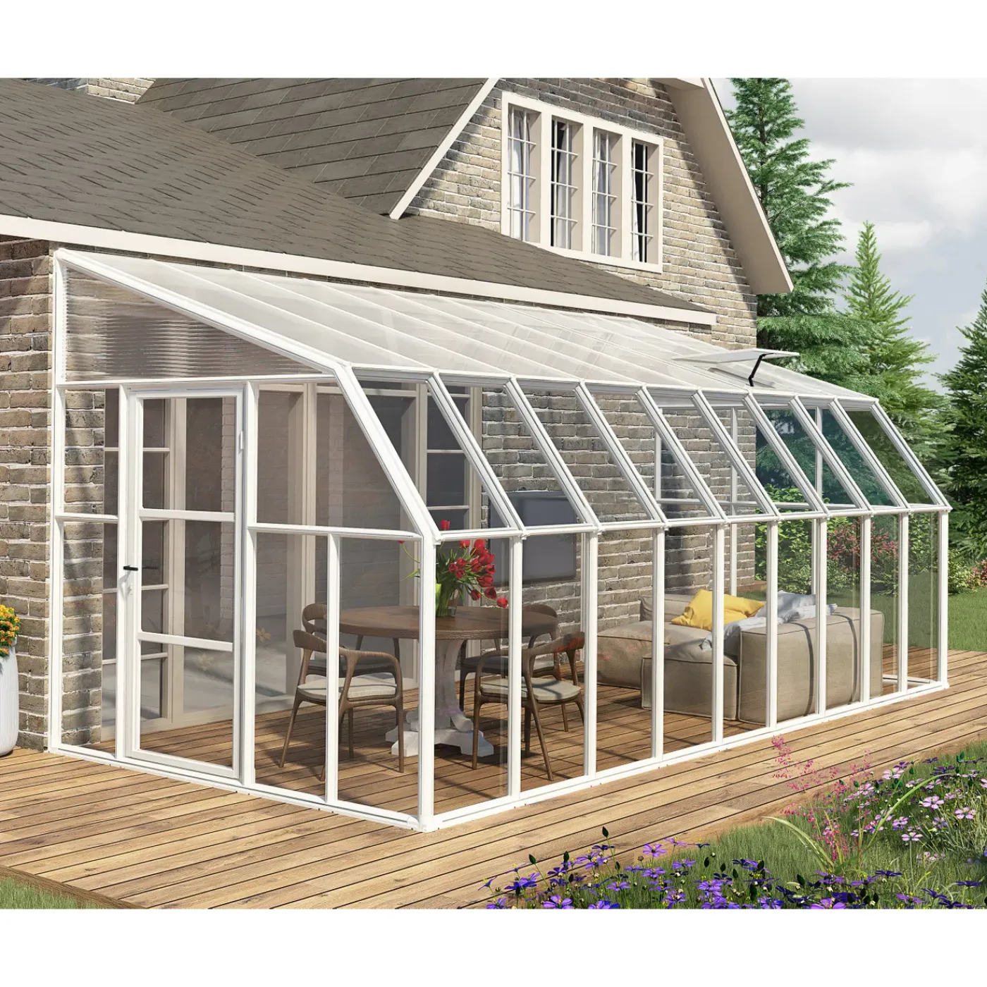 Canopia veranda Sun Room wit 570x257cm