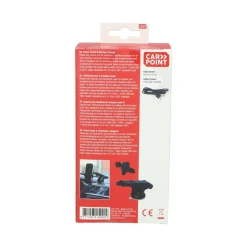 Carpoint 3in1 smartphone houder & draadloze Qi lader