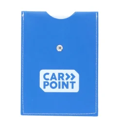 Carpoint Parkeerschijf - Kunststof - Blauw - 14x19cm