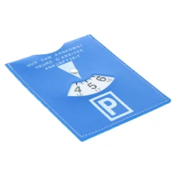 Carpoint Parkeerschijf - Kunststof - Blauw - 14x19cm