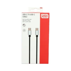 Carpoint USB-C >USB-C kabel 1 Meter