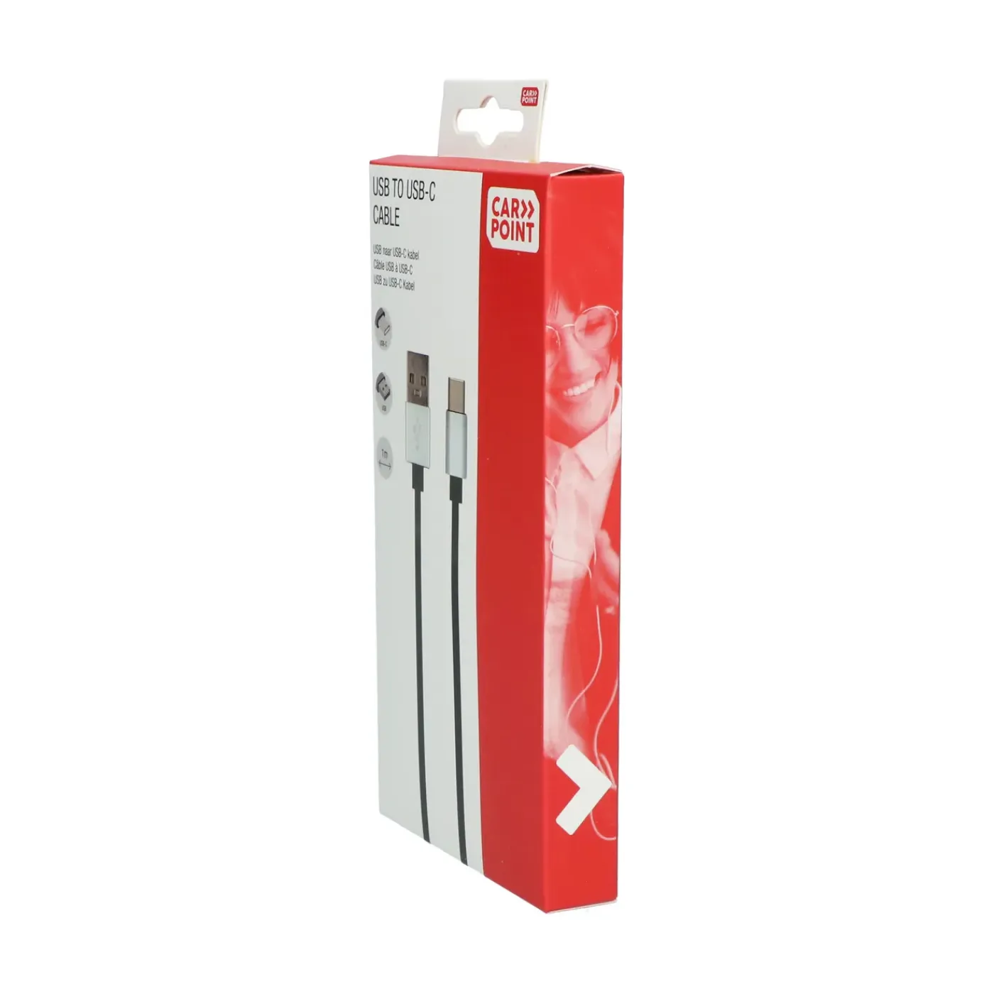 Carpoint USB>USB-C kabel 1 Meter