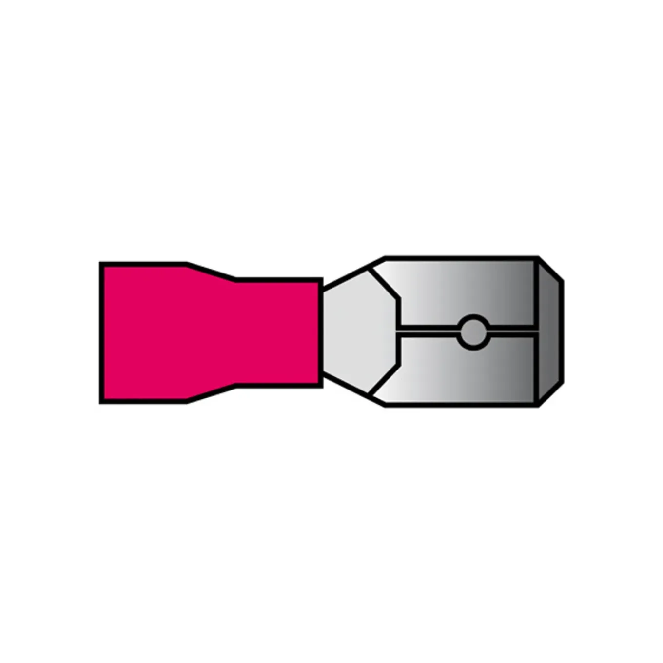 Carpoint vlakstekker 540 rood 6,3x0,8mm - 10 stuks