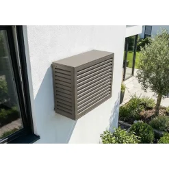 Casanoov Airco- & Warmtepomp Ombouw Aneto Aluminium Taupe Met Onderzijde - Maat M