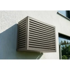 Casanoov Airco- & Warmtepomp Ombouw Aneto Aluminium Taupe Met Onderzijde - Maat M
