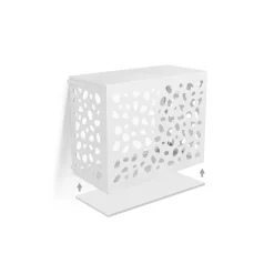 Casanoov Airco- & Warmtepomp Ombouw Aneto Sunny Aluminium Wit Met Onderzijde - Maat M
