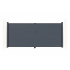 Casanoov Aluminium Draaipoort Eiger 3,5m H.180cm Grijs
