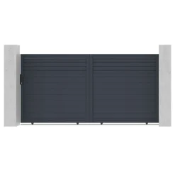 Casanoov Aluminium Elektrische Schuifpoort Carpatia 3,5m H.180cm + Ranger C300 Motorisering