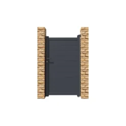 Casanoov Aluminium Tuindeur Eiger 1m H.180cm Grijs