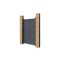 Casanoov Aluminium Tuindeur Eiger 1m H.180cm Grijs