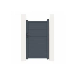 Casanoov Aluminium Tuindeur Eiger 1m H.180cm Grijs