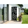 Casanoov Decoratief Paneel Folya Zwart H.160cm Patroon Over Het Gehele Oppervlak,