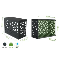 casanoov Stalen Airco- En Warmtepompombouw Amaro Sunny Met Onderzijde - Maat M