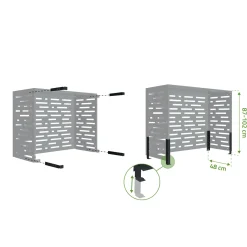casanoov Stalen Airco- En Warmtepompombouw Amaro Sunny Met Onderzijde - Maat M