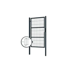 Casanoov Stalen Tuindeur Razo 1m H.180cm Antraciet Grijs