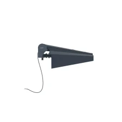 Cazeboo Gemotoriseerde Zonneluifel Fazzio 5x3m - 320g/m² Premium Canvas Grijs
