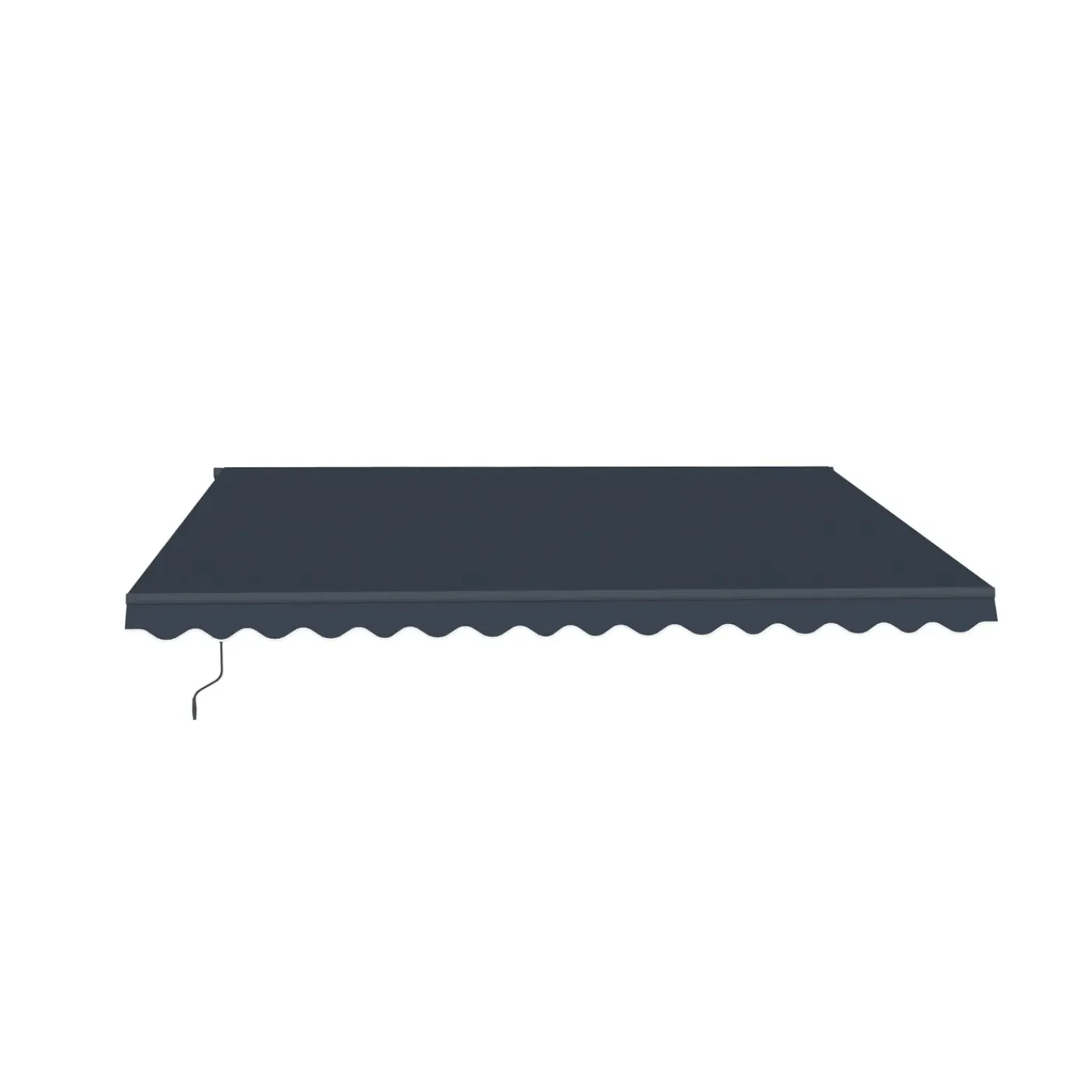 cazeboo Monoblock Luifel Vecchio 4x3m - 320g/m² Premium Canvas Grijs