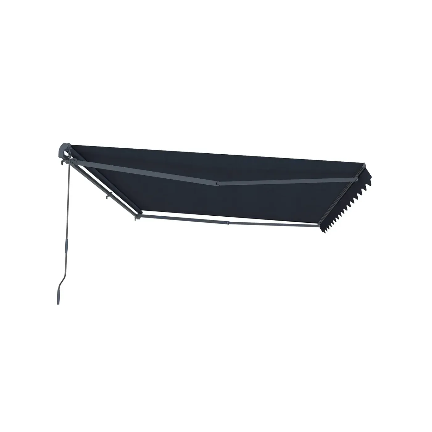 cazeboo Monoblock Luifel Vecchio 4x3m - 320g/m² Premium Canvas Grijs