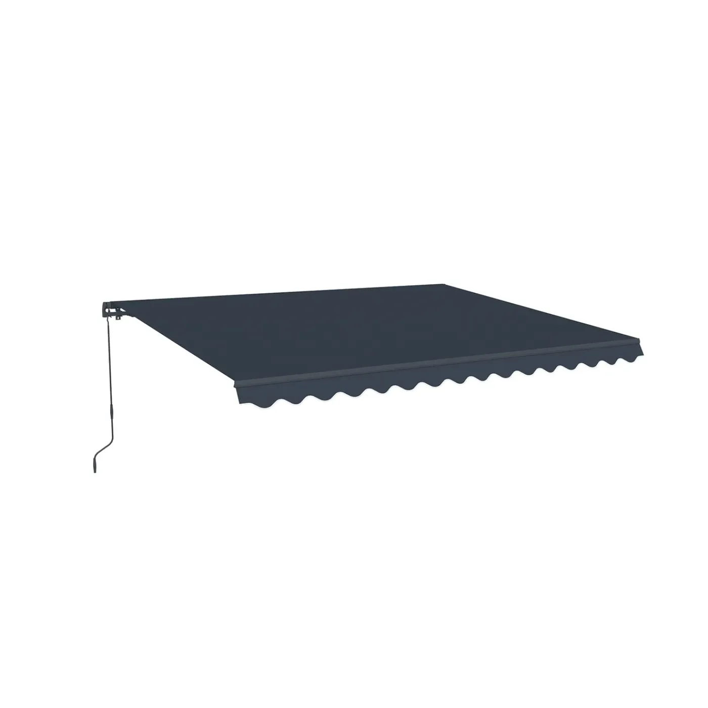 cazeboo Monoblock Luifel Vecchio 4x3m - 320g/m² Premium Canvas Grijs