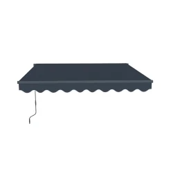cazeboo Monoblock Luifel Vecchio 2,5x2m - 320g/m² Premium Canvas Grijs
