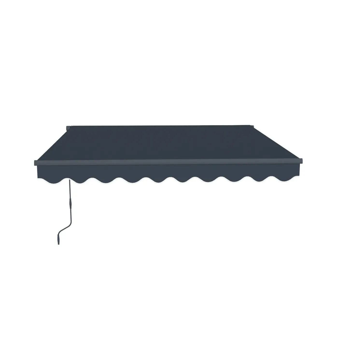 cazeboo Monoblock Luifel Vecchio 2,5x2m - 320g/m² Premium Canvas Grijs