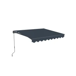 cazeboo Monoblock Luifel Vecchio 2,5x2m - 320g/m² Premium Canvas Grijs