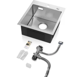 Cecipa Max - Keukenwastafel - Vingerafdrukbestendige En Elegante Afwerking - 40x45x19 Cm