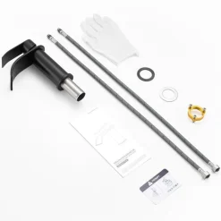 CECIPA MAX - Waterval Kraan Zwart - Vlotte Warm/koud Bediening - 160 Mm