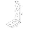 Cellenbeton- Anker Verzinkt - 40x68x22x1,25 mm - 10 stuks
