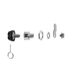 Central Park Cijferslot voor Brievenbus 16mm - Zink - Zwart - 3,7x5,8x4,6cm