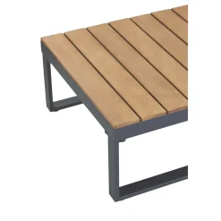 Central Park Hoekbank Scalea - Staal/Eucalyptus - Antraciet - 5 Personen