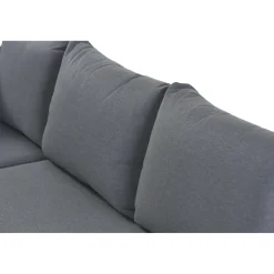 Central Park Hoekbank Scalea - Staal/Eucalyptus - Antraciet - 5 Personen