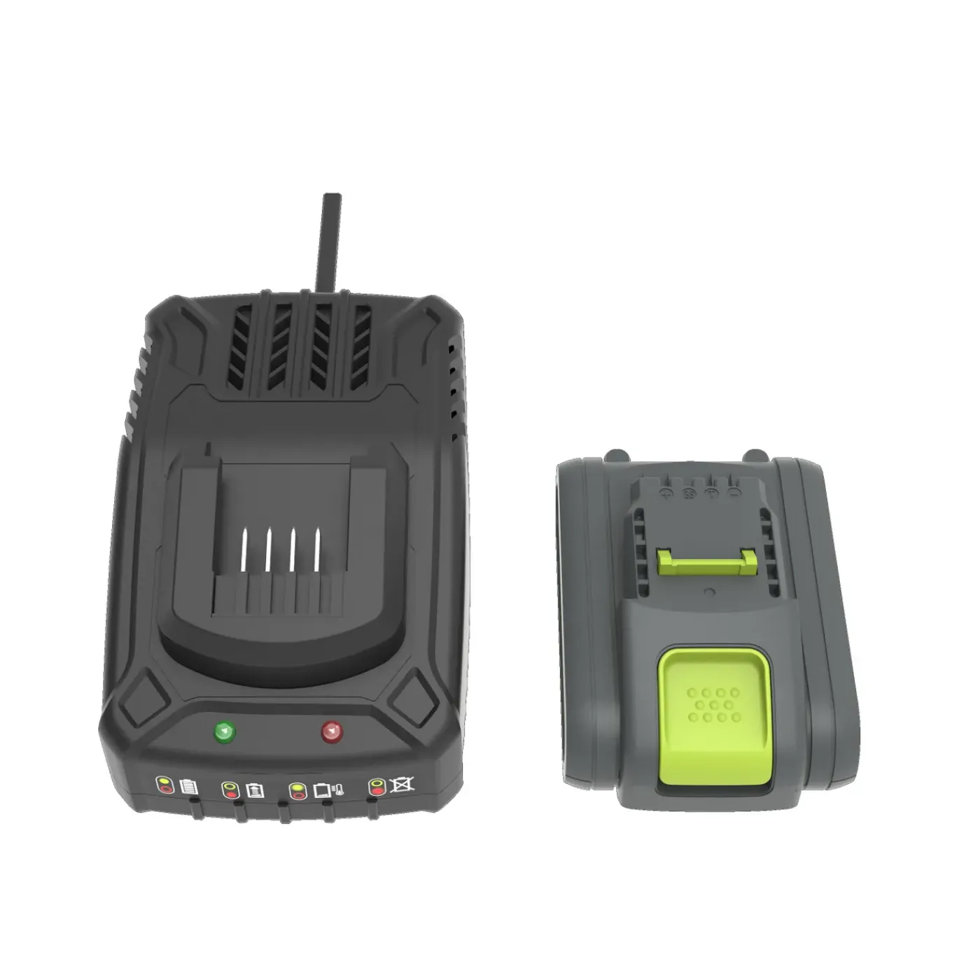 Central Park Kit Batterij + Lader - Lithium-Ion - 18V - 2,0Ah - oplaadbaar
