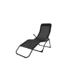 Central Park ligbed Favara antraciet 181x65x80cm
