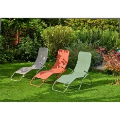 Central Park ligbed Favara oranje 181x65x80cm