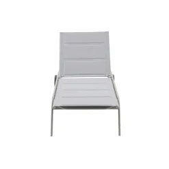Central Park ligbed Noto aluminium taupe/grijs 206x80x34cm