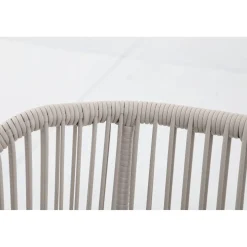 Central Park Loungeset Kea - Staal/Wicker - Groen - 4 Personen