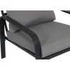Central Park Loungeset Milos - Staal - Donkergrijs - 4 Personen
