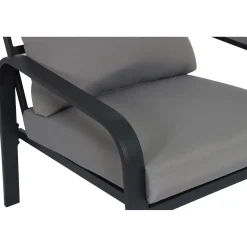 Central Park Loungeset Milos - Staal - Donkergrijs - 4 Personen