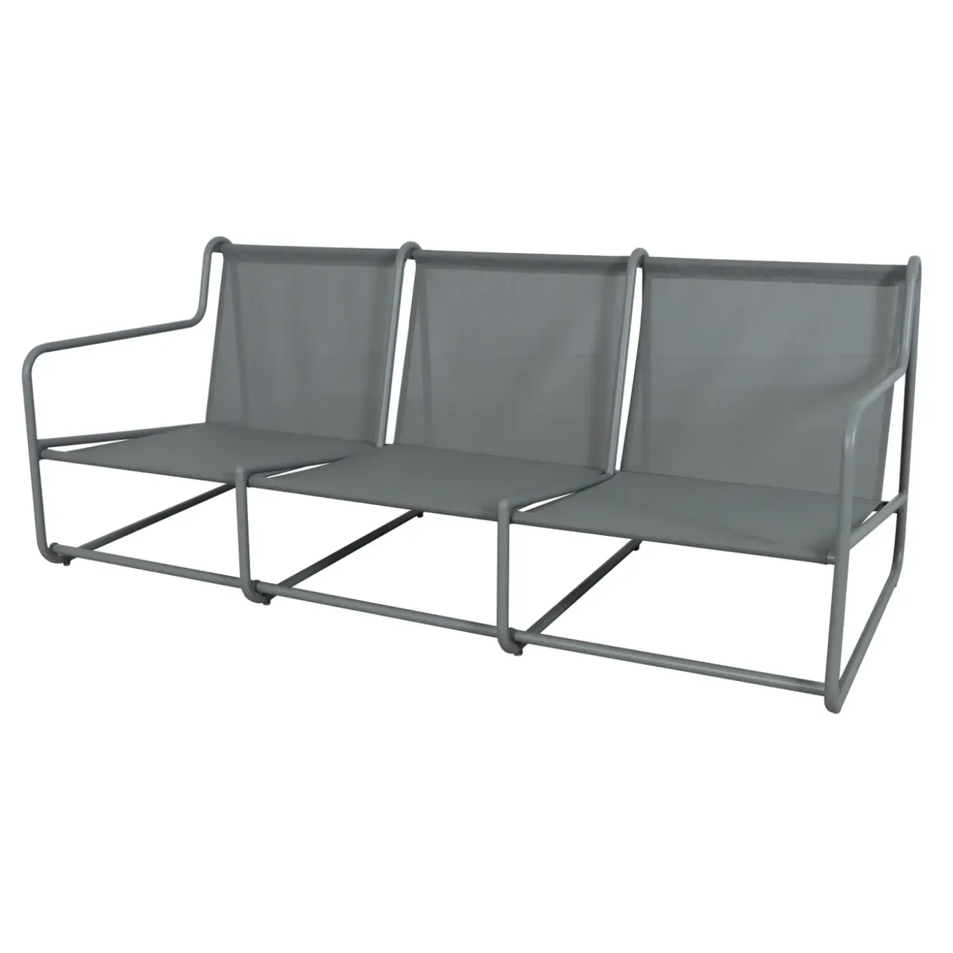 Central Park Loungeset Samos - Aluminium - Grijs - 91,5 x 354cm - 5 Personen