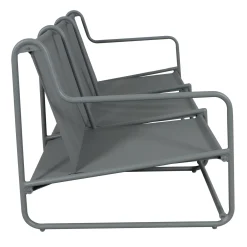 Central Park Loungeset Samos - Aluminium - Grijs - 91,5 x 354cm - 5 Personen