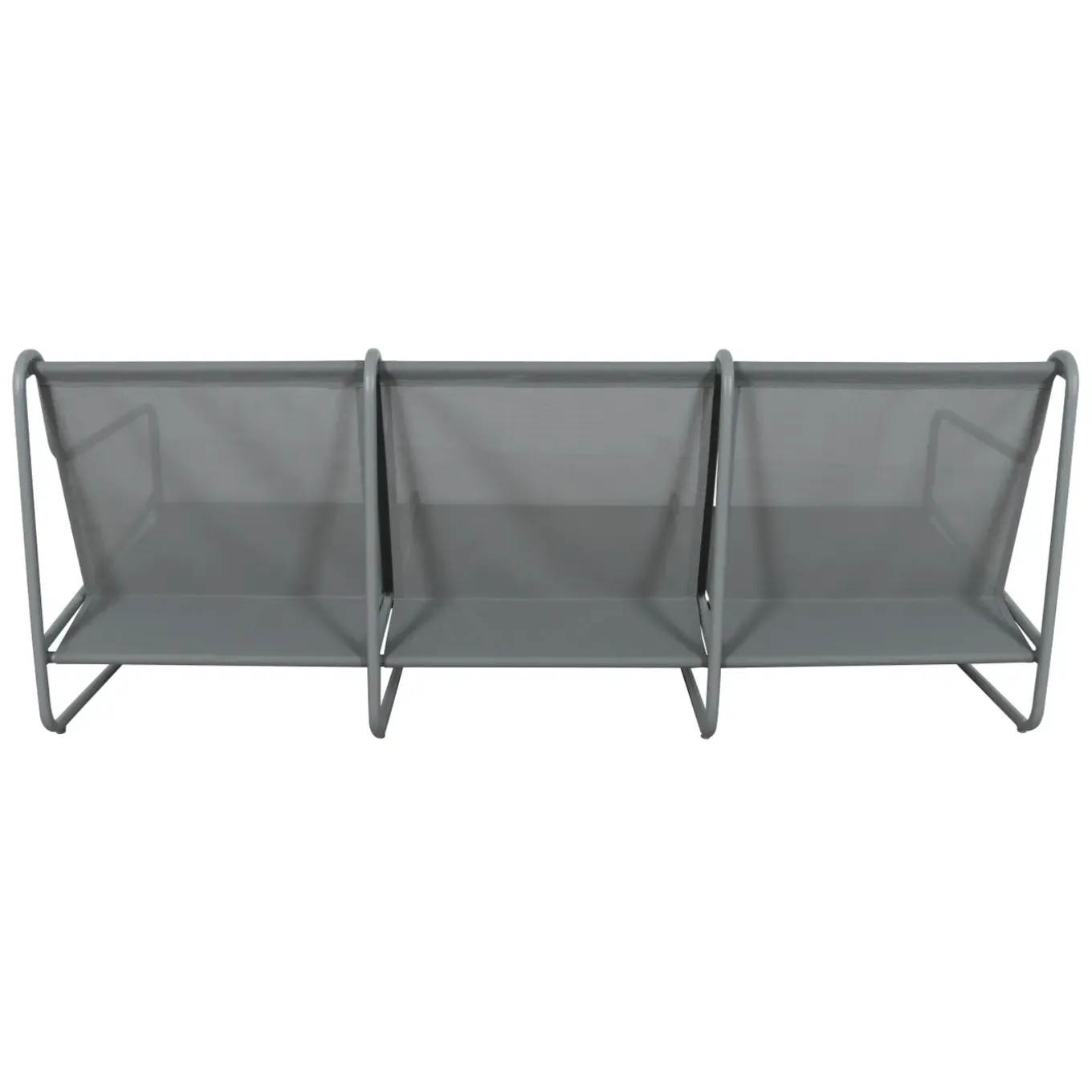 Central Park Loungeset Samos - Aluminium - Grijs - 91,5 x 354cm - 5 Personen