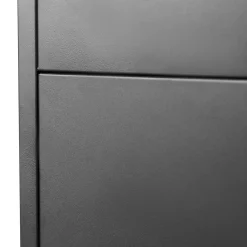 Central Park Pakketbrievenbus Parcelpal 9000 - Staal - Zwart - 39x105x23cm
