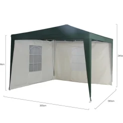 Central Park partytent Medio groen 3x3m