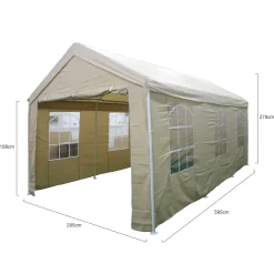 Central Park partytent Party Garden zand 295x595cm
