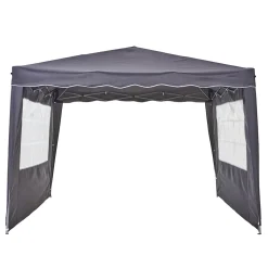 Central Park partytent Quick Up antraciet 290x290x198/248cm