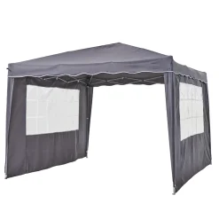 Central Park partytent Quick Up antraciet 290x290x198/248cm