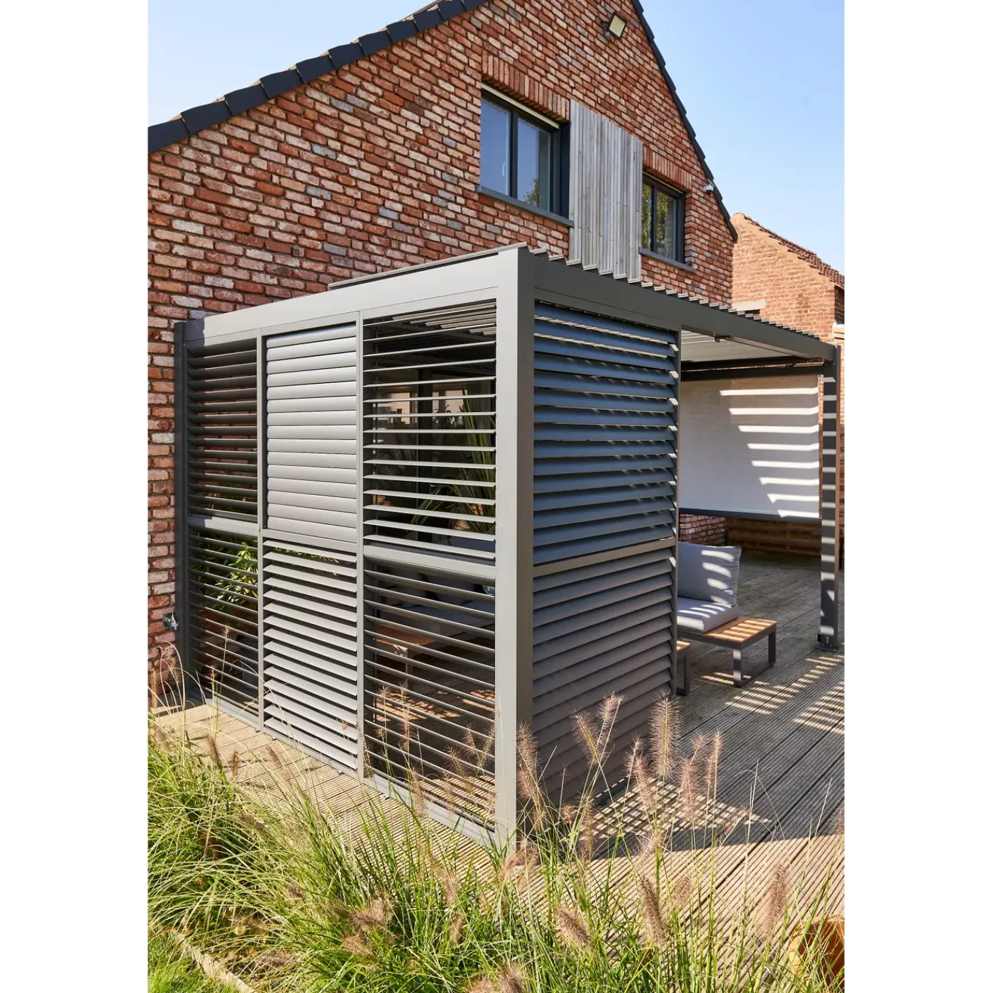 Central Park rolgordijnen voor pergola Riaci 300x390cm - 2 stuks