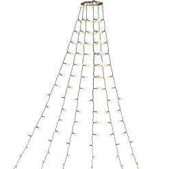 Central Park Star Tree Curtain Lichtsnoer - 200 LED's - Warm Wit - 21x18x9cm - Buiten