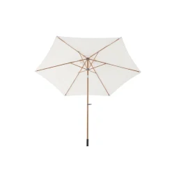 Central Park Stokparasol Sunny - D 288cm - Ecru - Kantelbaar Met Opwindmechanisme
